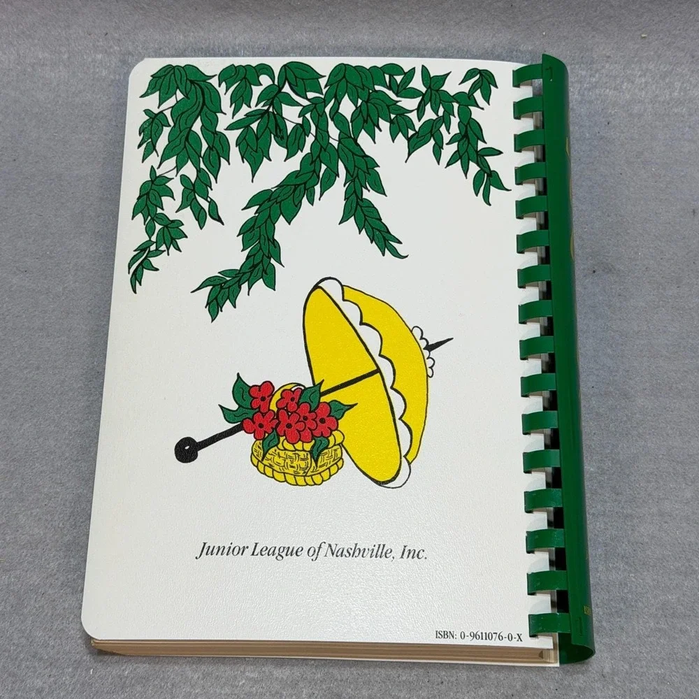 Vintage 1984 Nashville Seasons Junior League Tennessee Cookbook 20th Anniv